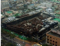 부산 연제구 중고차매매상 화재현장 | 보배드림 교통사고/블박