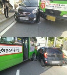 2015.10.25 일 분당 판교 낙생고등학교 3거리사고 평가부탁합니 | 보배드림 교통사고/블박