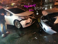 신호등 없는 황색점멸 신호 교차로 삼거리 교통사고 입니다 | 보배드림 교통사고/블박