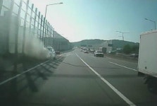 29일 북부간선도로 차량화재 블박캡처 | 보배드림 교통사고/블박