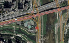 북부간선도로 구리방향 월릉분기점 포르테쿱 | 보배드림 교통사고/블박