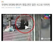 무면허 10대에 렌터카 영업..연인 덮친 사고로 이어져 | 보배드림 교통사고/블박
