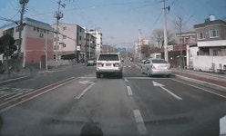 횡단보도 앞에 정지하는 차량을 향해 인사하는 사람들 | 보배드림 교통사고/블박