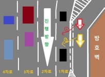 [강변북로 합류구간 진입시 통행방법 질문] | 보배드림 교통사고/블박