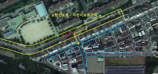 어린이 보호구역 삼거리 신호위반시 어린이보호구역 적용 여부 | 보배드림 교통사고/블박
