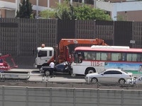 외곽순환 구리톨가기전 사고(SM5,좌석버스) | 보배드림 직찍/특종발견