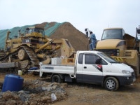 경남 고성 노벨CC 신축현장에서^^ | 보배드림 트럭/버스/중기