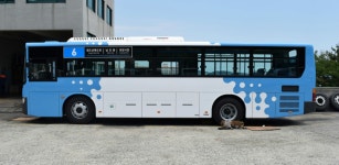 부산 남부여객 대우 NEW BS106 NGV 신차 출사 | 보배드림 트럭/버스/중기