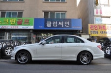 [클럽씨인]뉴C200 + SL65 17인치 + 225/45-17 | 보배드림 장착시공사진