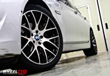 ### [휠09] F10 NKB 스타일 19인치 휠타이어를 장착### | 보배드림 장착시공사진