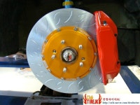 ♣♣클럽타이어JK♣♣ 투싼ix - TE 37 19인치 + 네오테크 일체형 | 보배드림 장착시공사진