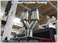 ■□꽁스모터스□■ 로체 티탄룩 듀얼팁 튜닝 작업 | 보배드림 장착시공사진