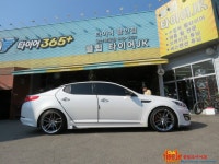 ♣♣클럽타이어JK♣♣ K5, GTR레이싱7, (Type-R4), 블랙크롬, 19 | 보배드림 장착시공사진