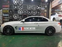 [포텐모터스] BMW428i BMW CHE 7531 블랙폴리쉬 휠 장착후기 | 보배드림 장착시공사진