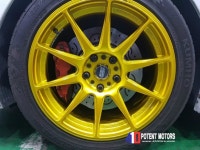 [포텐모터스] i30 이모션TEN-R 749플래티넘골드 휠 장착후기 | 보배드림 장착시공사진