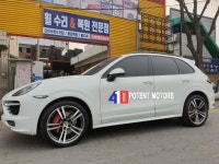 [포텐모터스] 포르쉐 카이엔 21인치 순정 휠수리복원 장착후기 | 보배드림 장착시공사진