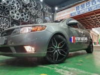 [포텐모터스]포르테 카리노 블랙폴리쉬커스텀 17인치휠 장착후기 | 보배드림 장착시공사진