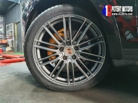 [포텐모터스] 포르쉐 카이엔 295 35 21 금호 크루젠 HP91 장착 | 보배드림 장착시공사진