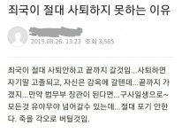 조국이 절대 사퇴하지 못하는 이유(30초 블라) | 보배드림 정치게시판