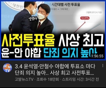 사전투표율이 높은 이유 | 보배드림 정치게시판