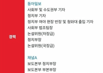 국힘, ’장예찬 빈자리’ 에 채널A 정연욱 우선추천 | 보배드림 정치게시판