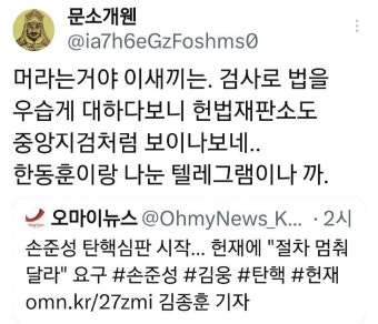 손준성 탄핵심판 헌재에 