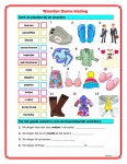 De kleding worksheet