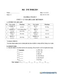 18.10.21-L3-U1+2-Vocabulary-Revision worksheet
