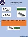 Ram y rom worksheet