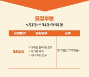 (주)본월드 본도시락 본월드미션점 | [(주)인퍼블릭] [본도시락/주5일/정규직] 영등포구청점 조리실장 모집(복지우수)(D-16) - 사람인