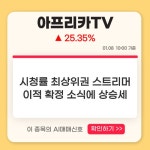 1월 8일 오전장 급등종목은? - 이스트소프트, 디앤씨미디어, 아프리카TV... : 태영건설(009410)