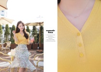 컬러러브샷 니트티 a0015 러블리 로맨틱룩 피오나 피오나