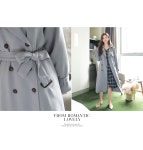 스타일리시핏 트렌치코트 a0829 - 러블리 로맨틱룩 피오나 피오나