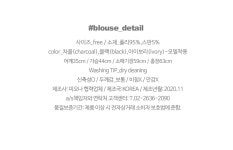 진주샤네린 니트블라우스 a0945 - 러블리 로맨틱룩 피오나 피오나