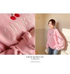 체리콕자수 기모 맨투맨 a1146 - 러블리 로맨틱룩 피오나 피오나