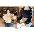 이드로자수 레이스카라 가디건 a1165 - 러블리 로맨틱룩 피오나 피오나