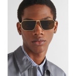 프라다 아이코닉한 금속 플라크가 있는 선글라스 Prada Sunglasses with iconic metal plaque SPRA53_E1BK_FE01T_C_059 | 해외직구는... 