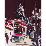 프라다 피토레스크 밀란 프린트 실크 포울라드 90x90 Prada Pittoresque Milan print silk foulard 90x90 1FF001_2A00_F0007 | 해외직구는... 