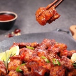 푸드장 - 즐거운 식탁 간장양념오돌뼈 350g (1~2인분)