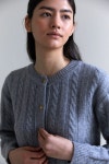 [블리온느] Alpaca gold button cardigan - 주식회사 서울쇼룸 [블리온느] Alpaca gold button cardigan