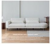 프리미엄 리빙플랫폼 르위켄 프리덴소파 루이첼 4인용 패브릭소파 Ruichel Sofa - 4 seater