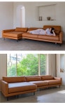 프리미엄 리빙플랫폼 르위켄 프리덴소파 르베 4인용 천연가죽소파 Leve Sofa - 4 seater