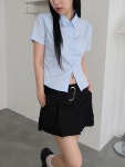프롬뮤즈 [반팔/긴팔2type] essence slim shirt