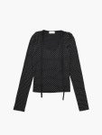 프롬뮤즈 [아이보리 컬러추가] dot puff long sleeve t-shirt