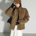 셀럽들의 선택, DINT - J3015 스웨이드 누빔 점퍼 셀럽들의 선택, DINT