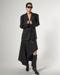셀럽들의 선택, DINT - SK9304 스트라이프 언발 스커트