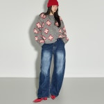 셀럽들의 선택, DINT - J3087 솔리드 플라워 가디건 셀럽들의 선택, DINT