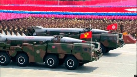 북한 동해로 스커드 2발 발사.. 사거리 500km