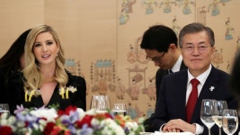 이방카 트럼프 백악관 고문, 한국 도착...문재인 대통령과 만찬