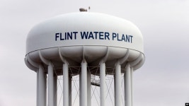 오바마 대통령, 수돗물 오염 사태 플린트 방문